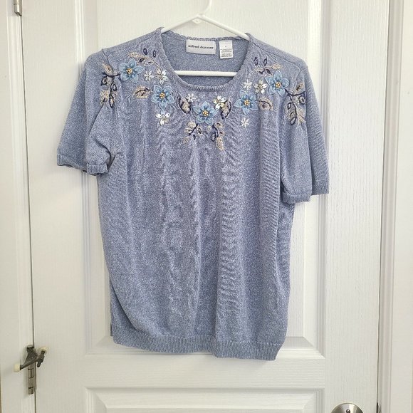 Alfred Dunner Tops - cotton knit shirt